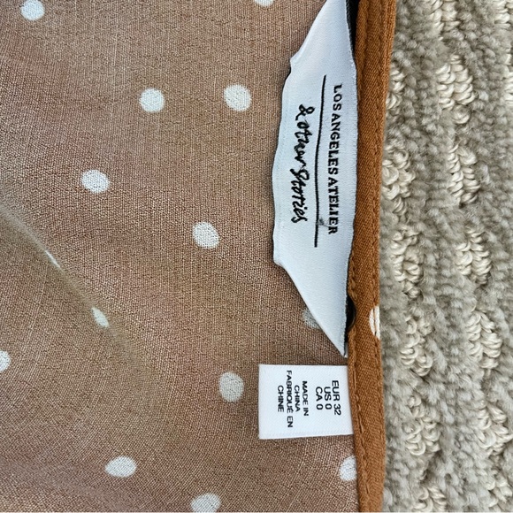 & Other Stories Polka Dot Wrap Handkerchief Midi Dress Size 0 - Picture 8 of 11